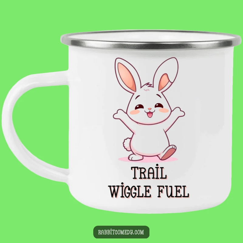 Funny Rabbit Camping Mug, Durable Wiggly Ear Outdoor Cup for Gift