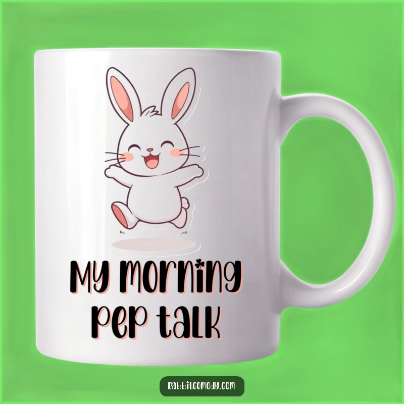 Funny Hopping Rabbit Mug: A Joyful Hare's Perfect Gift for Animal Lovers