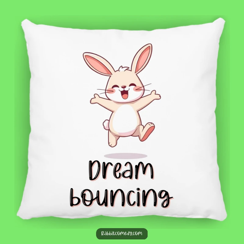 Cozy Funny Rabbit Hopping Pillow - Comfy & Joyful Decor