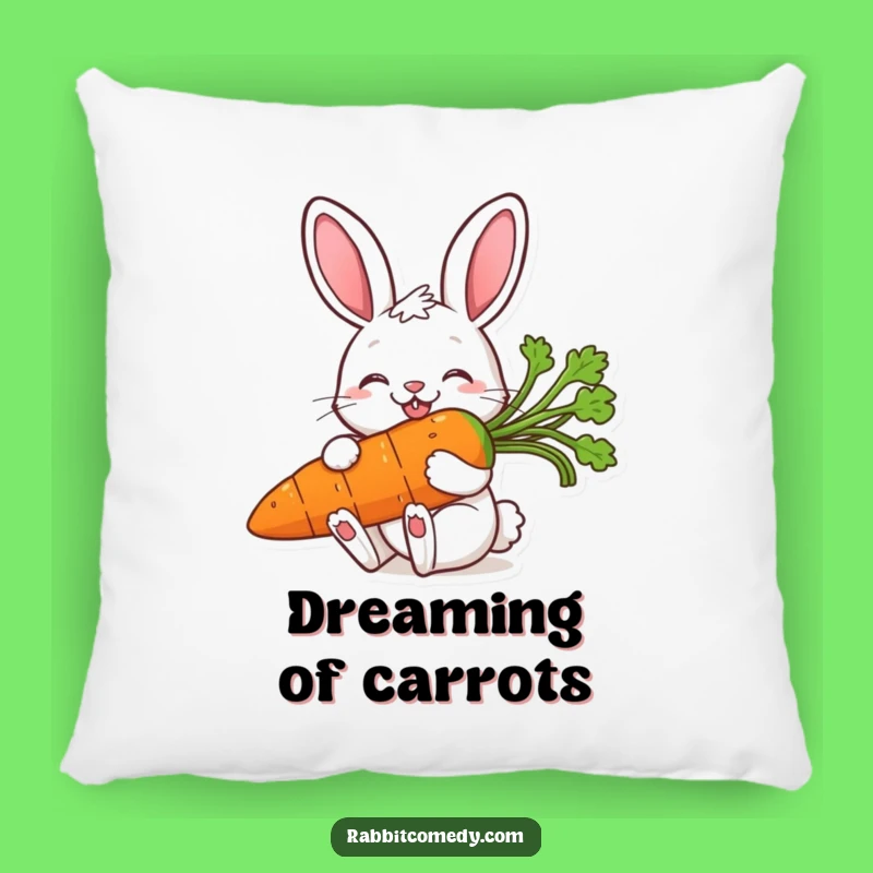 Funny Rabbit Carrot Pillow: Cozy Comfort with a Cheerful Twist, Ideal Funny Gift