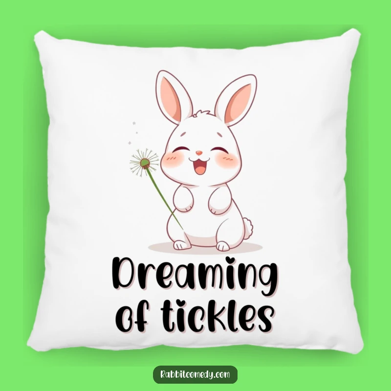 Comfortable Funny Rabbit Pillow: Soft & Hilarious Dandelion Tickle Accent