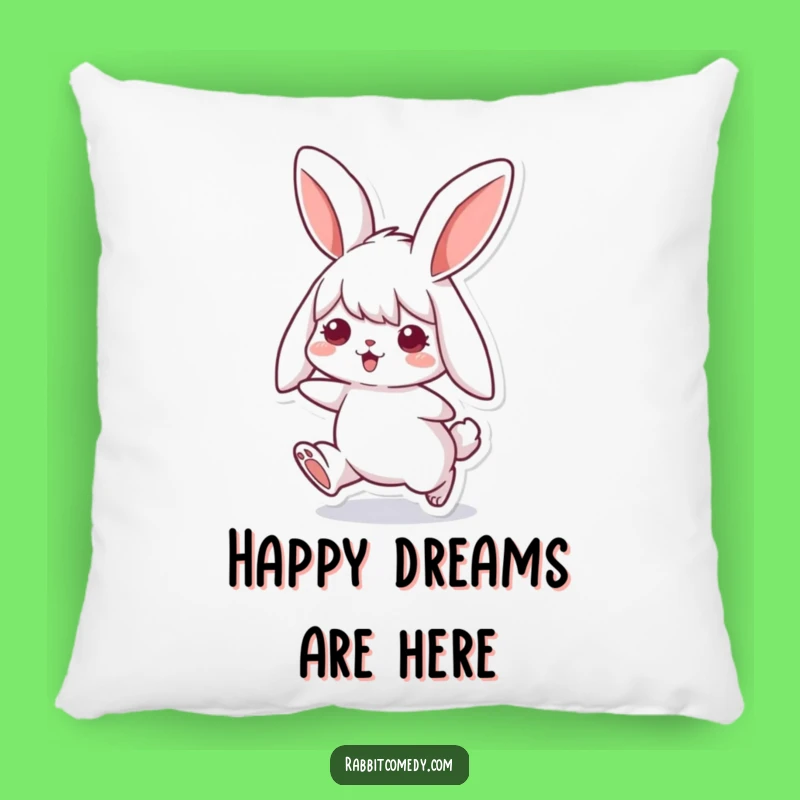 Funny Rabbit Pillow: Floppy Ears Happy Hop Comfort - Soft & Adorable Funny Gift!