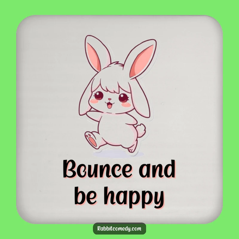 Funny Rabbit Coaster: Floppy Ears Hop Protection - Cute Surfaces Funny Gift!