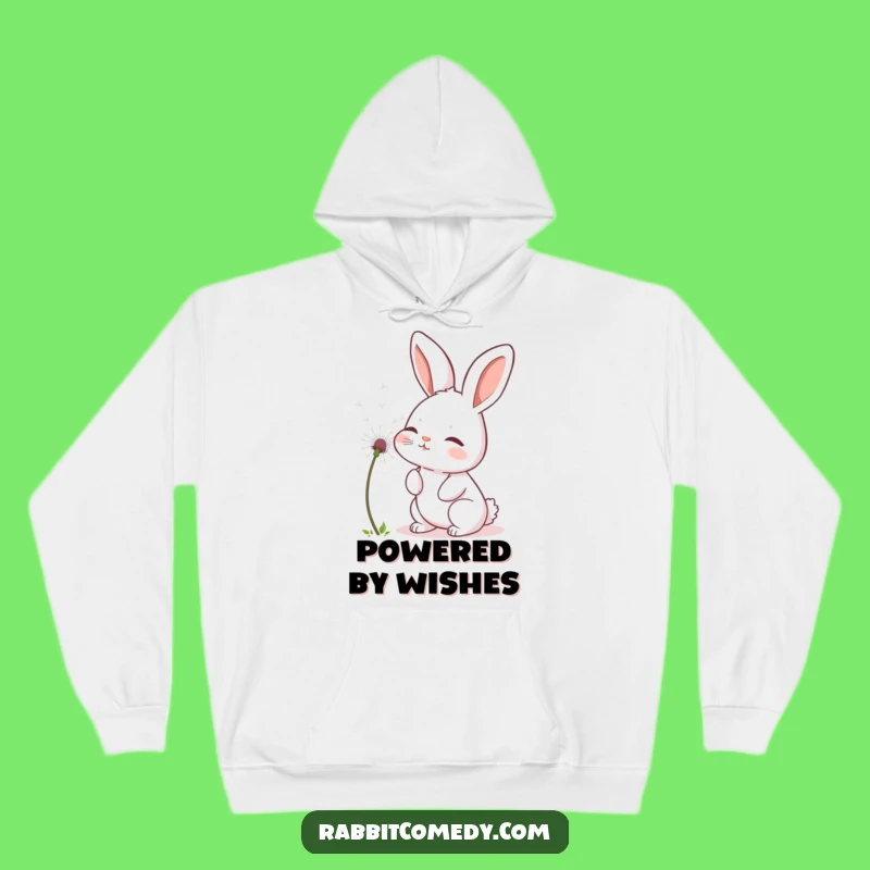 Cozy Funny Rabbit Dandelion Hoodie - Soft Bunny Sweatshirt, Ideal Humorous Gift!
