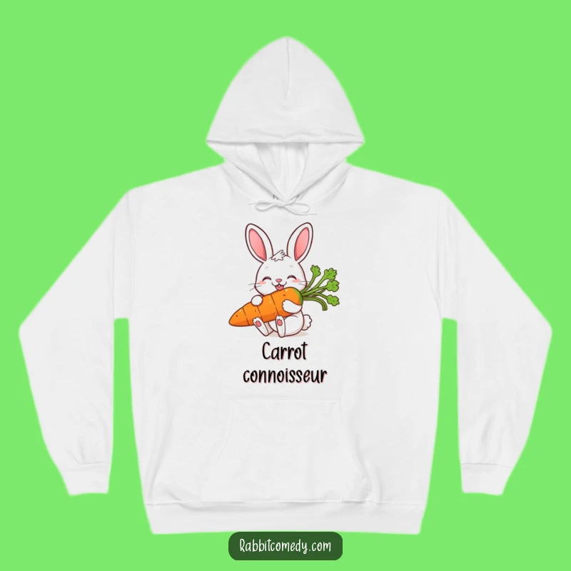 Cozy Funny Rabbit Hoodie: Warm Up with a Giant Carrot, Your New Favorite Funny Gift