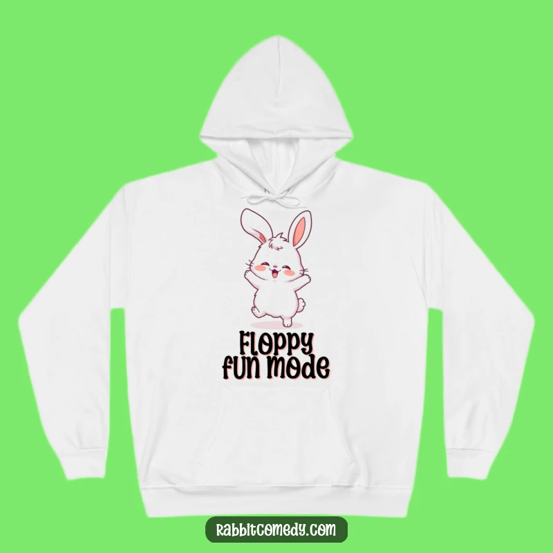 Funny Rabbit Dance Hoodie: Cozy Up with This Hilarious Floppy Ear Character