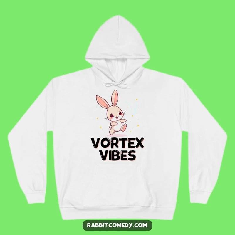 Cozy Funny Rabbit Magic Hoodie: Warm & Whimsical Fantasy Gift