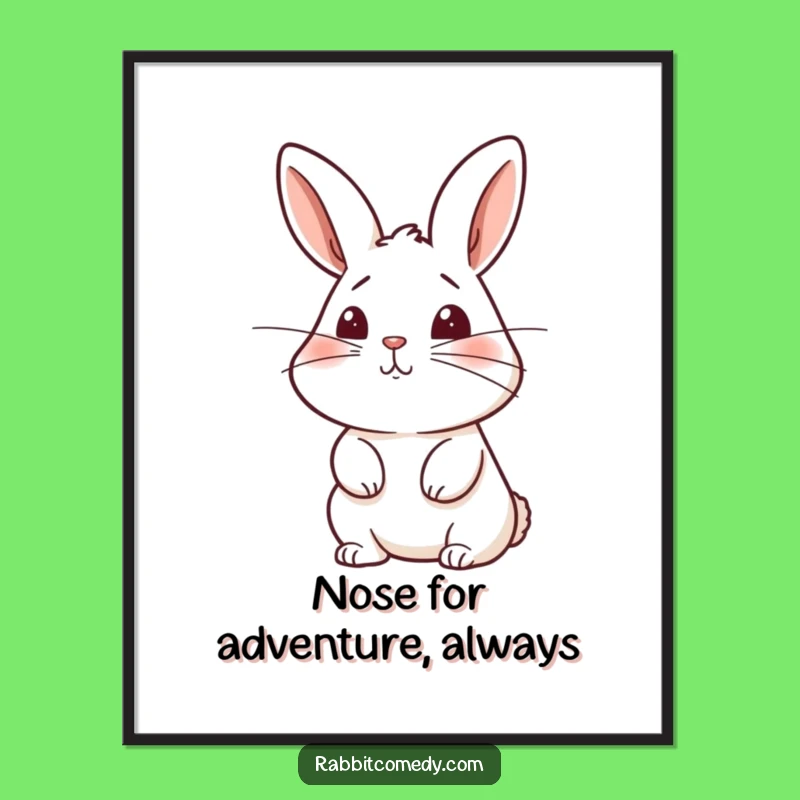 Free Printable Wall Art: Curious Rabbit Whiskers - Nature Art Download!