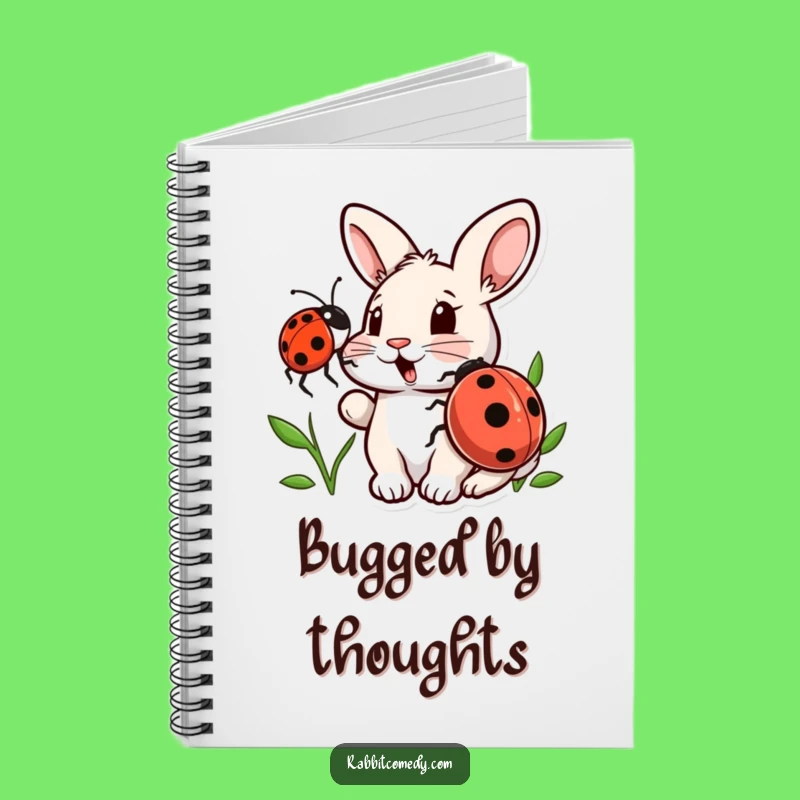 Funny Rabbit Ladybug Notebook: Jot Down Surprises, Perfect Creative Gift