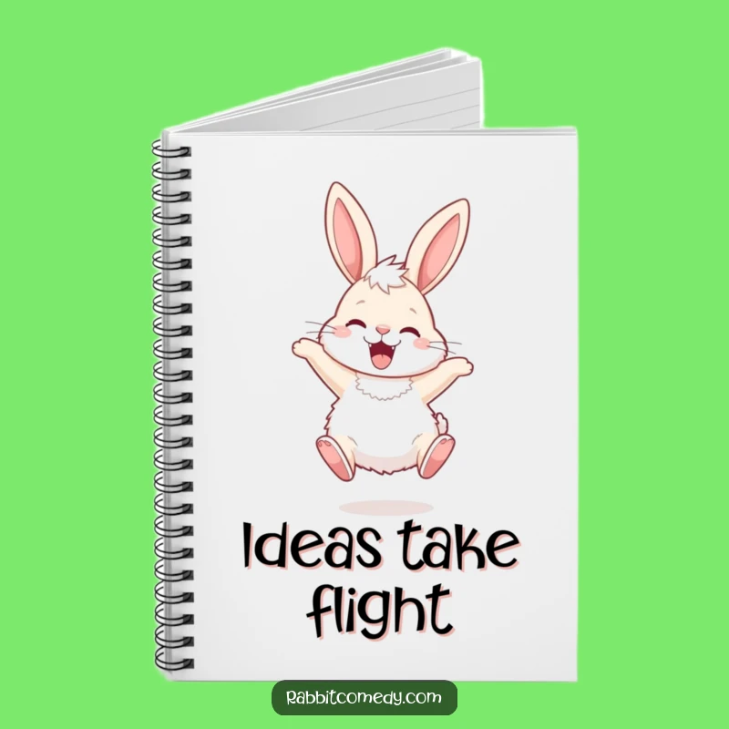Funny Ecstatic Rabbit Hop Notebook: Hilarious Journal for an Joyful Long-Eared Friend