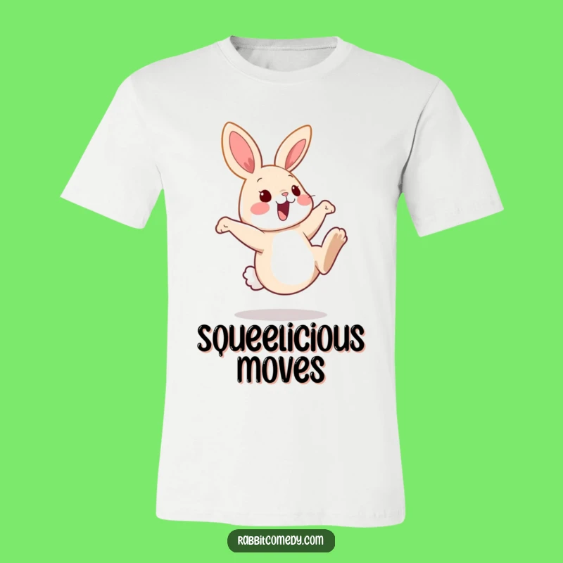 Funny Kicking Rabbit T-Shirt: Show Off Your Playful Side with This Tee