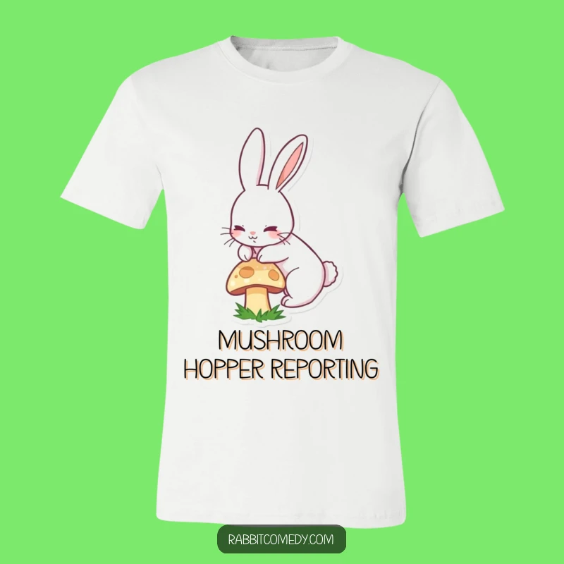 Funny Boinging Rabbit T-Shirt - Comical Long-Eared Bunny Tee, Perfect Gift